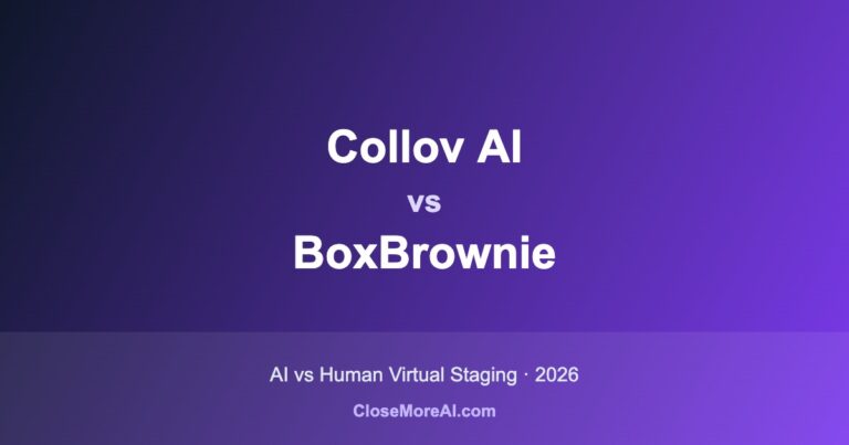 Collov AI vs BoxBrownie virtual staging comparison for real estate agents 2026