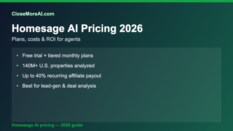 Homesage AI pricing